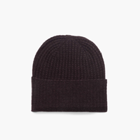 Circular Cashmere Thermal Beanie-Terra