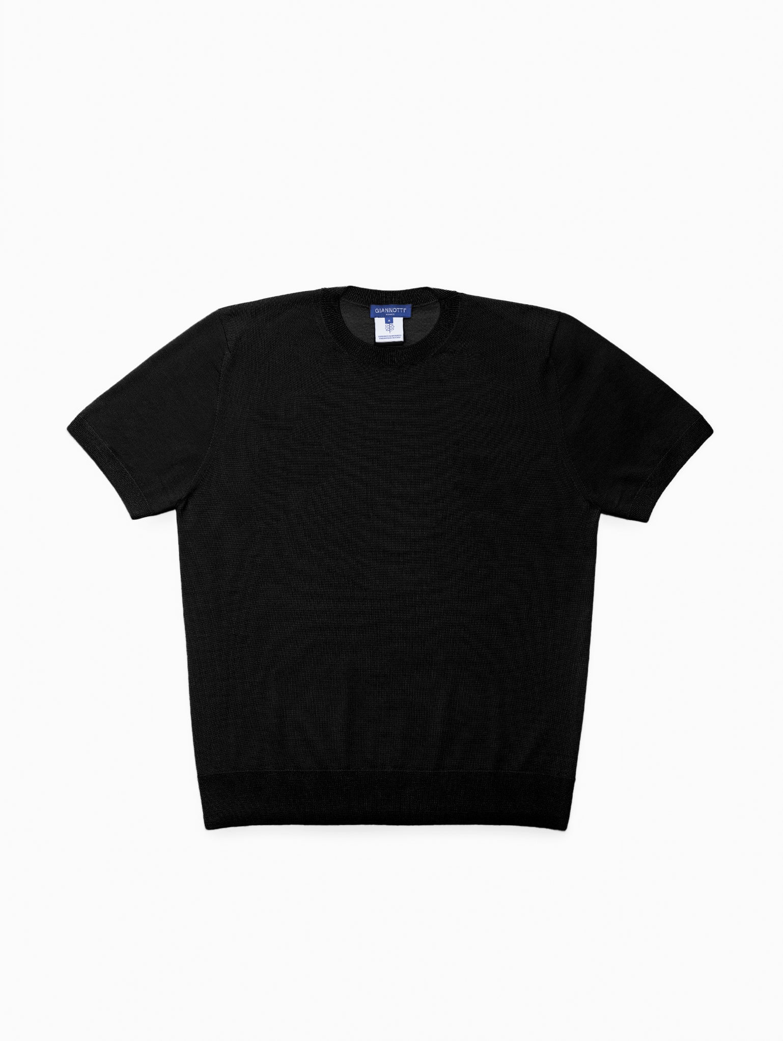 Fresco Wool T-shirt—Black