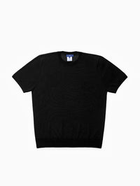 Fresco Wool T-shirt—Black