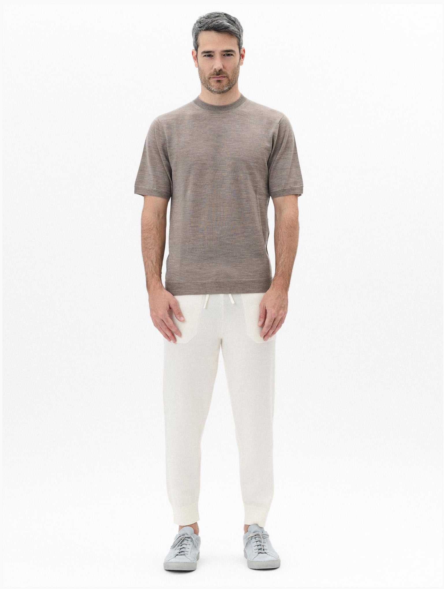 Merino Relaxed T-shirt in Sable