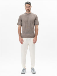 Merino Relaxed T-shirt in Sand