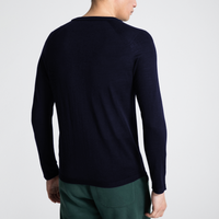 Natural Seamless Merino Crew-Cosmos