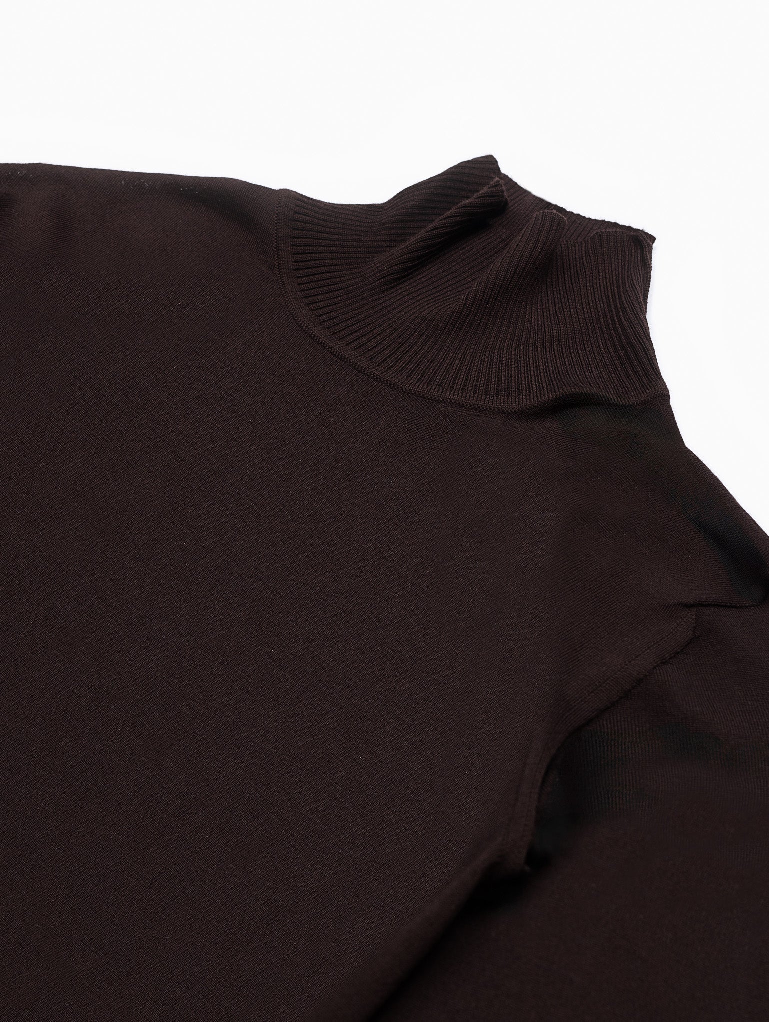 Natural Seamless Merino Turtleneck