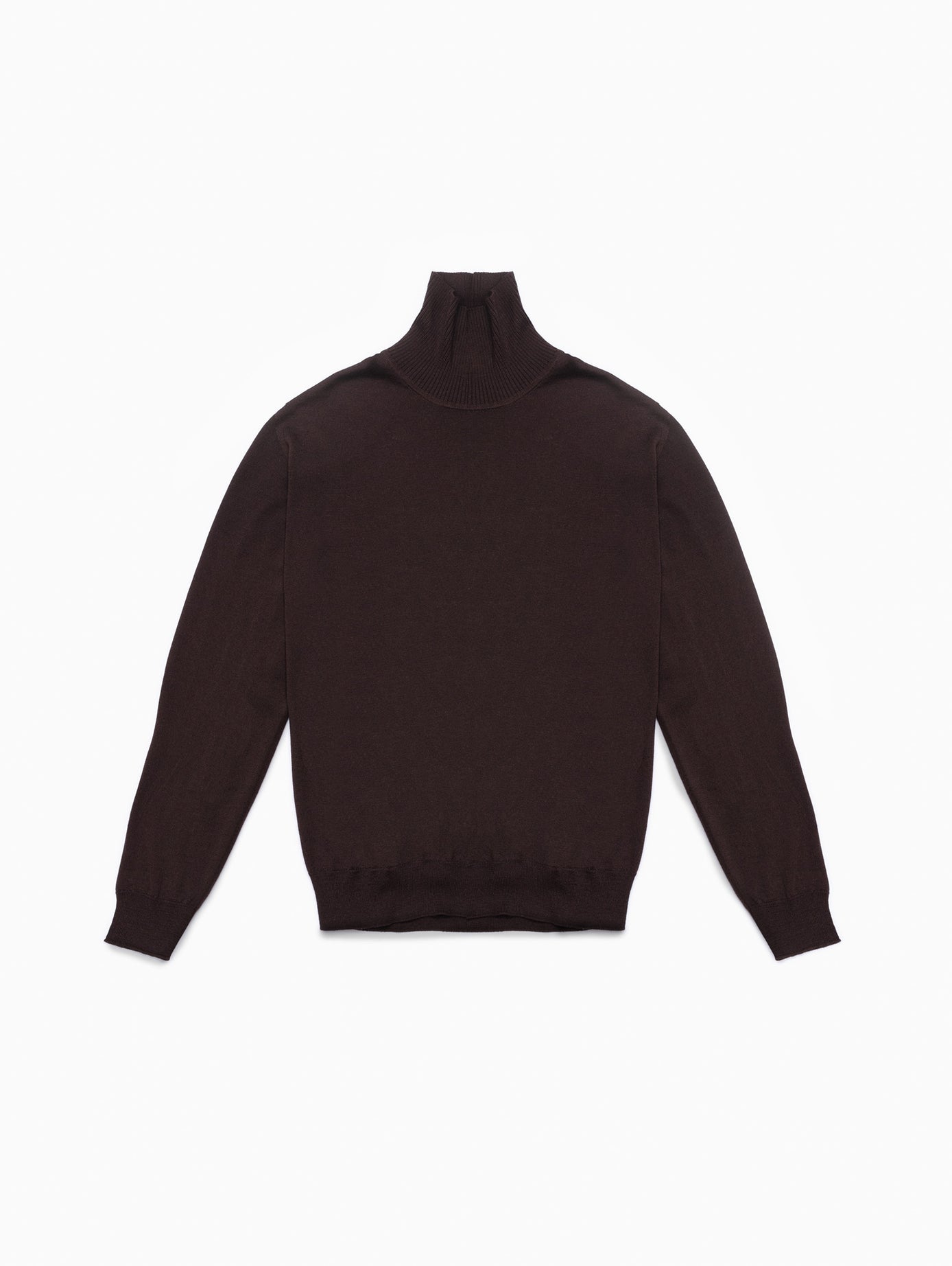 Natural Seamless Merino Turtleneck