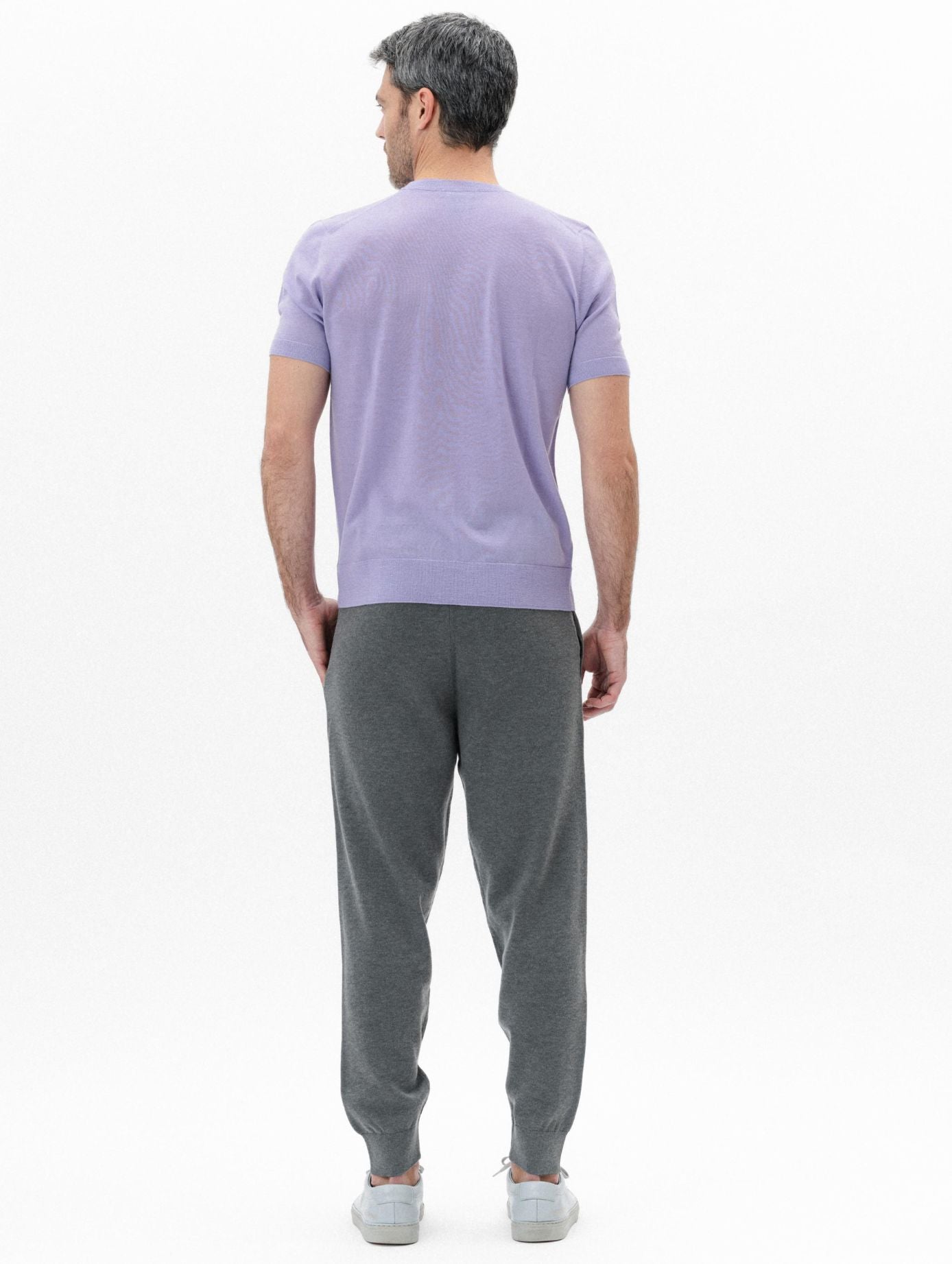 Natural Superlight Merino Relaxed Tee—Lavender