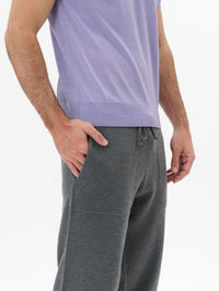 Natural Superlight Merino Relaxed Tee—Lavender