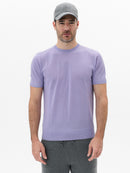 Natural Superlight Merino Relaxed Tee—Lavender