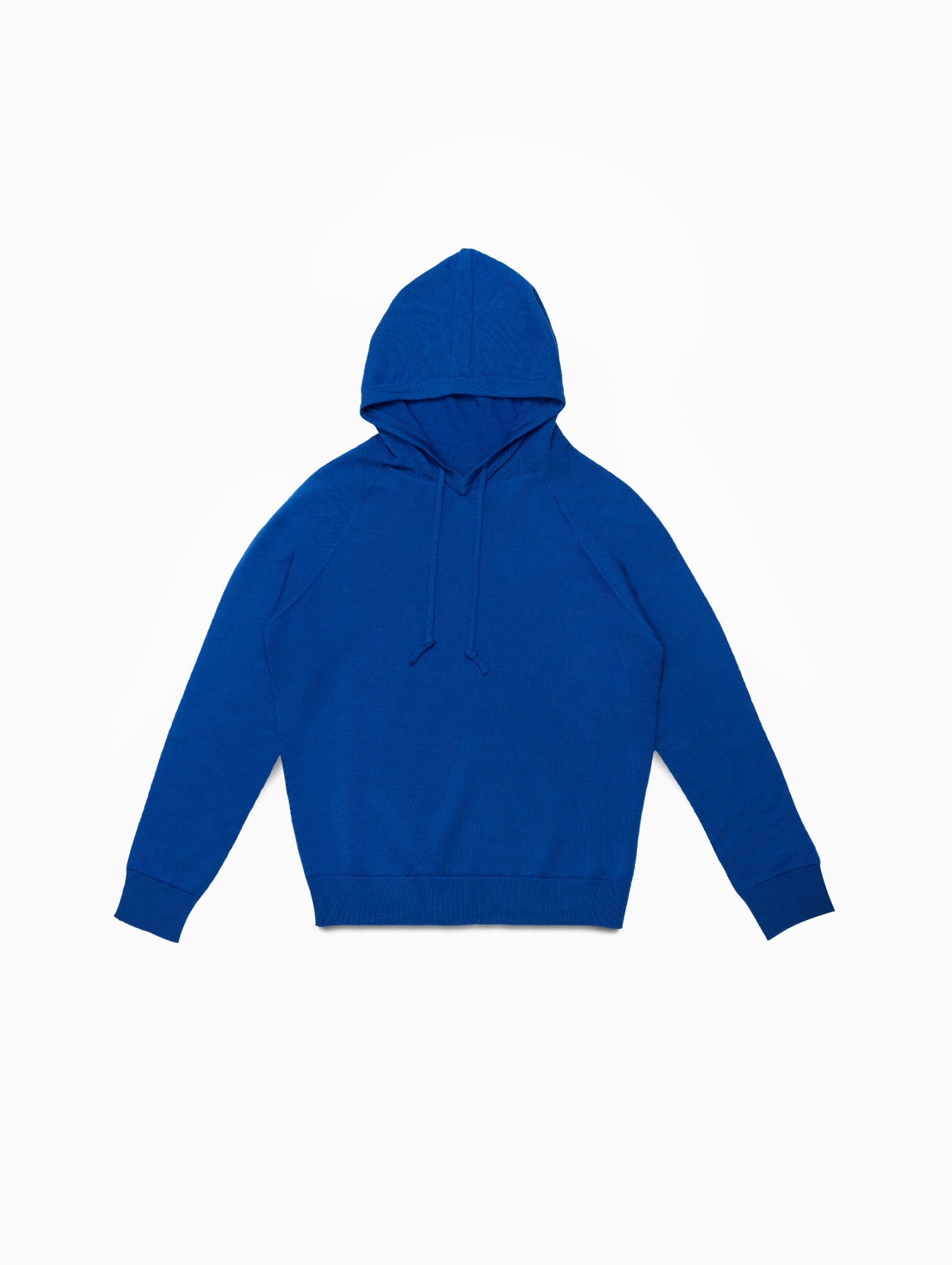 The Wool Knit Hoodie in Betty Blue