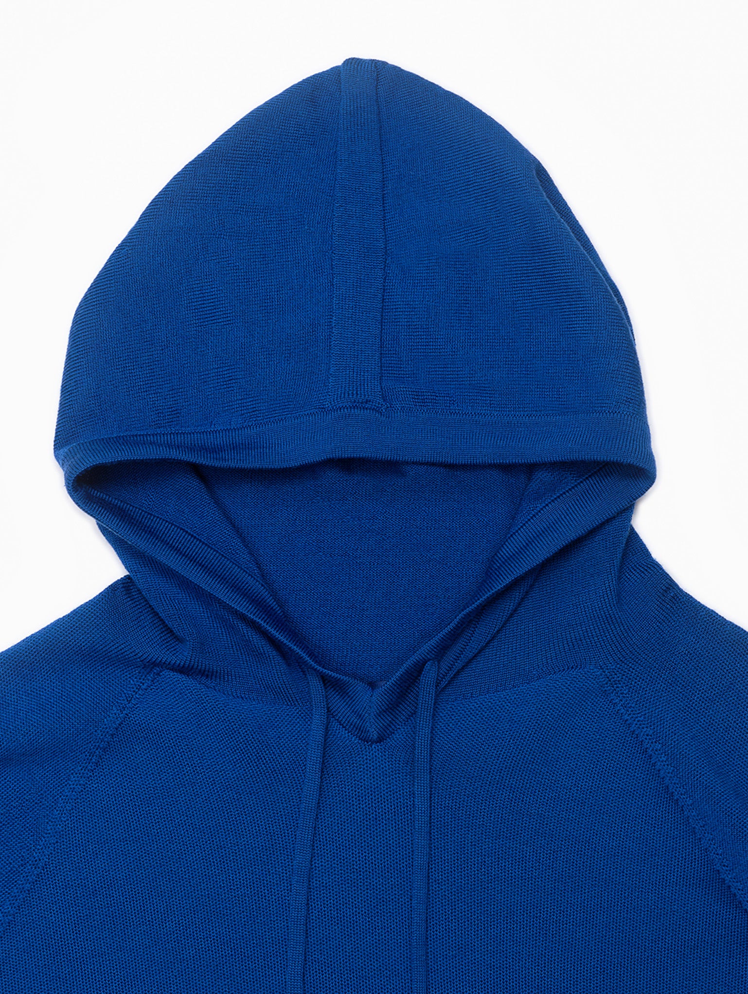 The Wool Knit Hoodie in Betty Blue