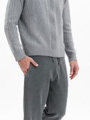 The Soft Weekender Aran Sweater