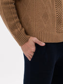 The Soft Weekender Aran Sweater