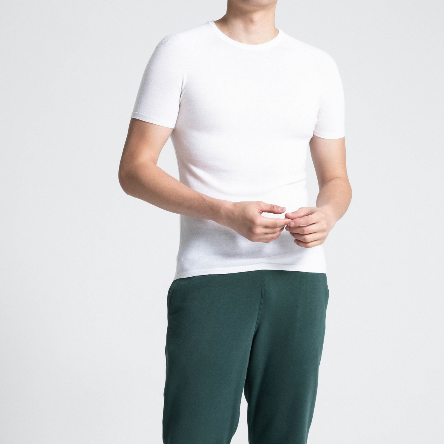 Men's Natural ZQ Merino Tee-Majestic